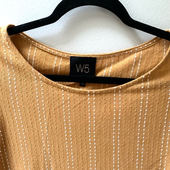 Yellow Pinstripe Top - Picture 2 of 4